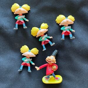 2001 Vintage Hey Arnold Mini Figurines